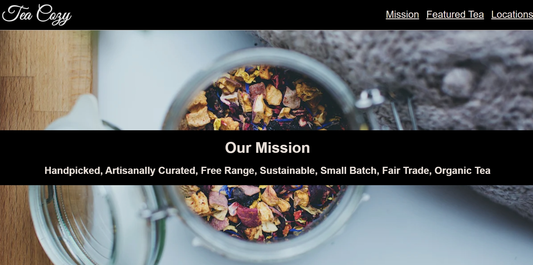 3rd projects, Tea Cafe